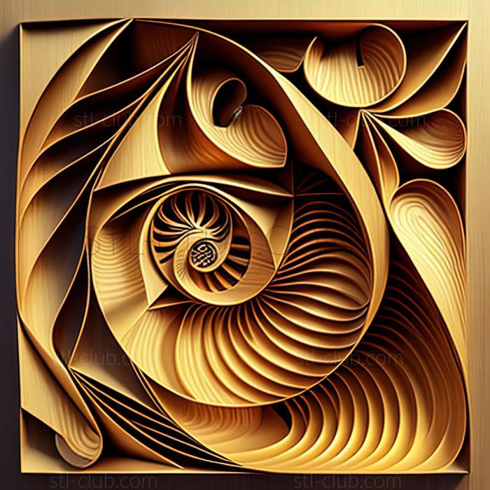 3D model st golden ratio (STL)